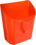 NUOBESTY Handheld Dustpan Small Collector with Handle, Portable Red Multi-use Desktop Garbage Shovel for Home and Office Cleaning, Compact Table Dustpan for Precise Waste Collection