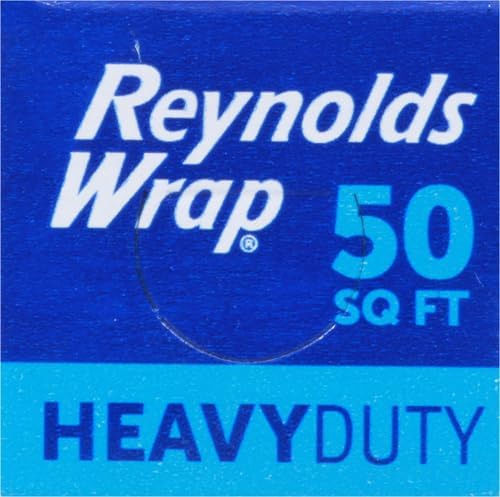 Reynolds Wrap Heavy Duty Aluminum Foil, 50 Square Feet (Packaging May Vary) (Pack of 2)