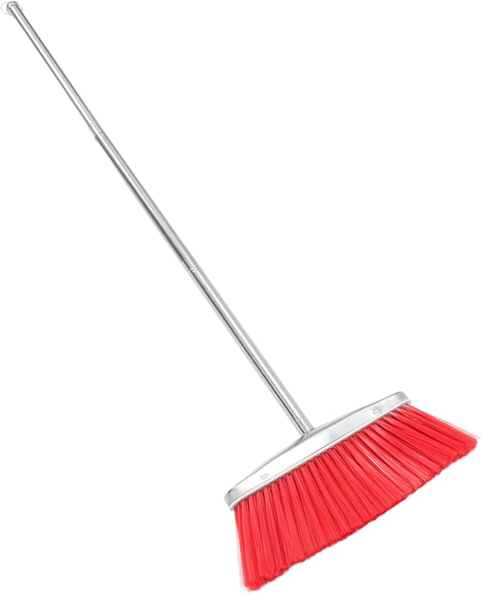 GALPADA Heavy Duty Cleaning Broom with Soft Bristles for Home and Office Gentle Floor Sweeper for Indoor Use Dust and Hair Removal for Kitchens