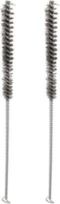 Utoolmart Stainless Steel Wire Cleaning Brush, Spiral Power Brush, 0.4-inch Diameter, 12-inch Length, 2pcs