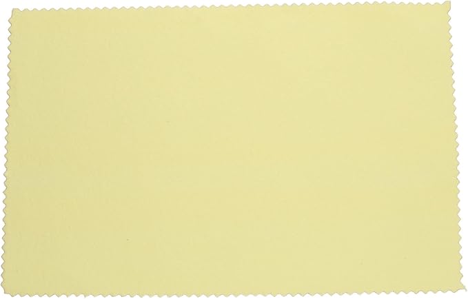 Sunshine Polishing Cloth 2 Pack – Soft Yellow Cloth Cleans Jewelry, Gold, Silver, Brass, Copper and Metals – Leaves A Long-Lasting Luster, No Scratching, Non-Abrasive – 7.5 x 5 Inches