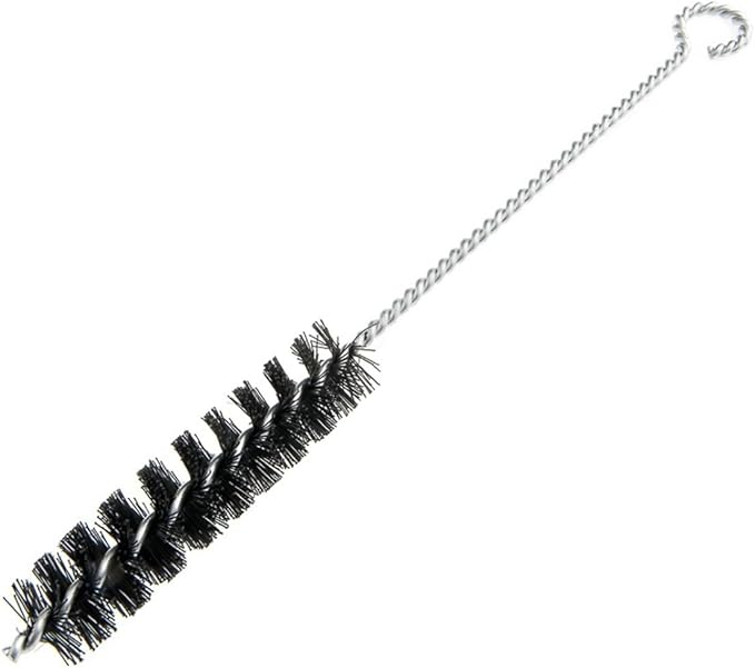 Forney 70469 Nylon Tube Brush with Wire Loop Handle, 8-1/2-Inch-by-3/4-Inch