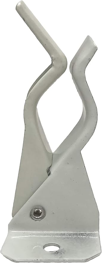 Black Duck Brand White Spring Grip Clamps, Mop and Broom Clamp Holder for Shovel, Rake, Broom, Mop, Etc. (10, Standard)