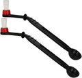 Coffee Machine Brush Cleaner Nylon Espresso Machine Brush Coffee Cleaning Tool with Spoon (Pack of 2)