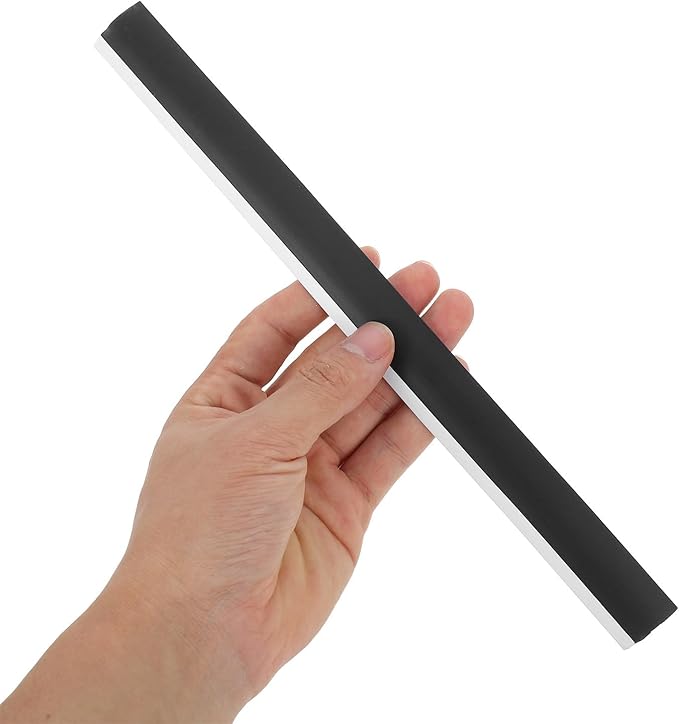 4pcs Rubber Dustpan Edge Strips Replacement Lips Soft Lip Sealing Strips 28cm for Universal Dustpan Repair Cleaning Tools Household Use