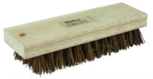 Weiler 72034 7-1/4" Square End Scrub Brush, 1" Trim, Palmyra Fill (Pack of 24)