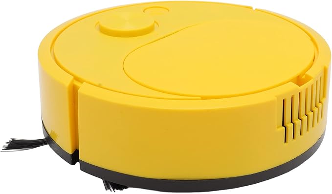 Pwshymi Robot Vacuum Cleaner Multifunctional USB Charging Mini Smart Sweeping Robot for Wooden Flooring Tile Carpet(Yellow) Roboticvacuumcleaner Low Noise Automatic