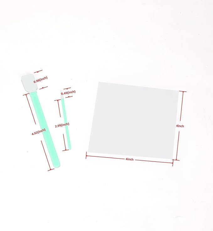 Cleaning kit for Scanners Printers with 4x4inch Lint Free Cleaning Cloths ＆ Cleanroom Polyester Cleaning Swabs