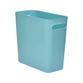 Platic Trash Can - Small Waste basketbin - 1.8 Gallon- for Office,Home,Bathroom,Kitchen - Green