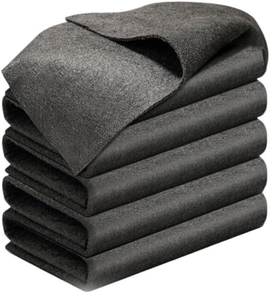Fliwos Thickened Magic Cleaning Cloth, 2026 Upgrade Reusable Streak Free Cleaning Cloths, Microfiber Cleaning Rags, Multipurpose Lint Free Glass Wiping Towels for Kitchen, Window, Cars (5, 8×12 in)