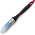 Bates- Trim Paint Brush, 0.75 Inch, Ergonomic Non-Slip Handle, Synthetic Bristles, Trim Brushes for Painting, Black & Dusty Rose