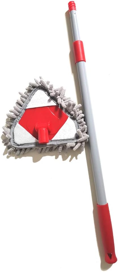 Mini Housekeeping Cleaning Microfiber Chenille Extension-Type Mop, Little Helper's Dust Mop,Toddler Pretend Playing Cleaning Mop