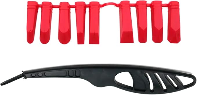 Caulk Scraper Remover Tool | 9 in 1 Ergonomic Paint Sealant Spatula | Caulk Remover Scraper | for Bathroom Kitchen Shower Sink Joint Tile Floor