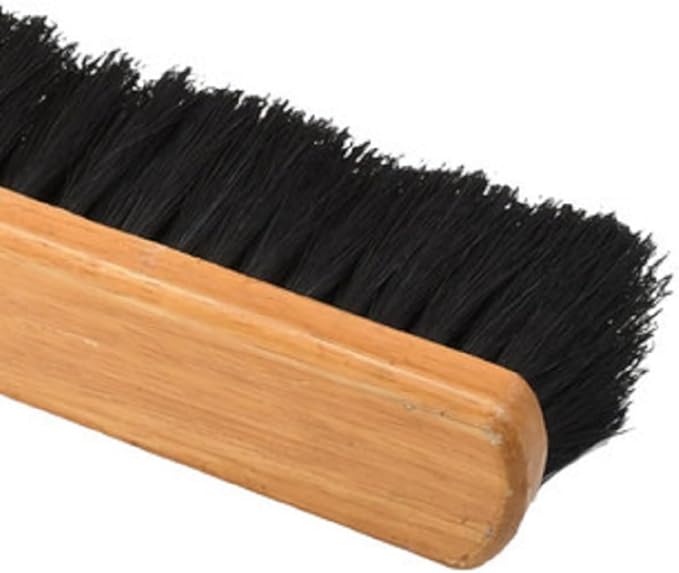PRO SOURCE Tampico-Bristle Push Broom Head with Threaded Wood Block: 18" Wide