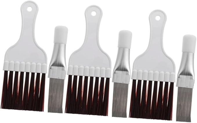 Cabilock 3 Sets Air Conditioner Fin Cleaner Set Fin Comb Thin Radiator Cleaner Brush for Air Conditioner Cleaning Supplies