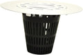 DANCO Hair Catcher for Stand-Alone Shower Drain Cover | 3-inch Shower Drain Openings | Strainer Snare | White (10533)