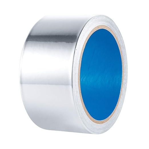 Extra Thick Aluminum Foil Duct Tape High Temp Heavy Duty 2 inch 13 YD Silver for Dryer Vent Hose Air Duct,HVAC Ductwork Insulation,Heat Reflective