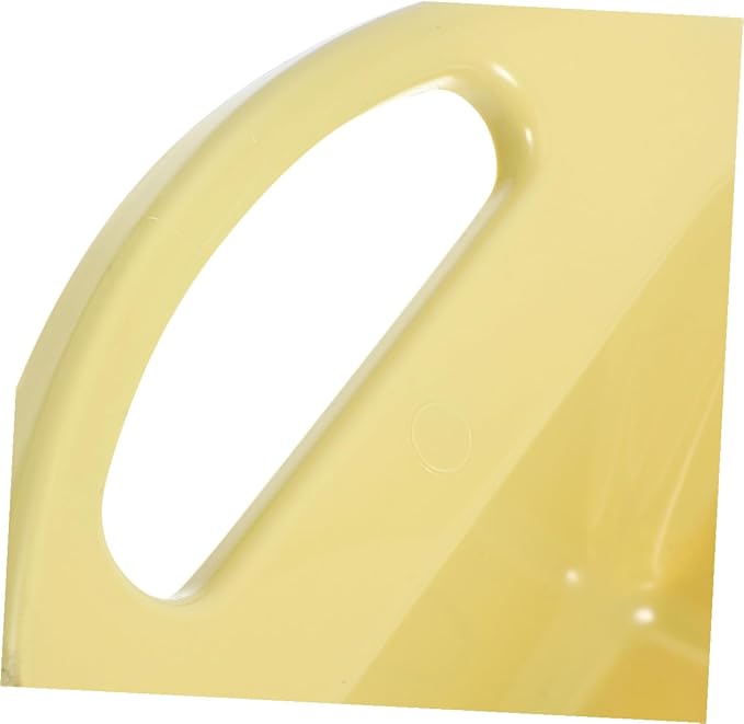 VILLCASE 2pcs Small Handheld Dustpans with Handle, Multi-use Portable Trash Scooper for Home and Office Desktop Cleaning, Lime Yellow Plastic Dustpan Set for Household Use
