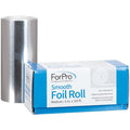 ForPro Professional Collection Smooth Aluminum Foil Roll, 320 Ft Hair Foils for Color Application and Highlighting Services, Silver, Medium, 5" W