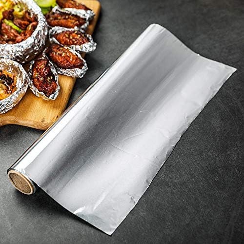 Heavy Duty Aluminum Foil, Food Grade Aluminum Foil Roll 12 Inches X 300 Feet - 300 Square Feet, 0.85mil Thickness