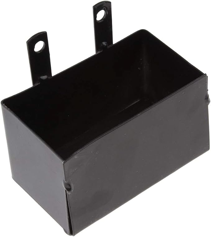 Kesoto Sturdy Metal Motorcycle Batteries Carrier Case Storage Holder Box for 50cc 70cc 110cc 125cc Dirt Bike ATV