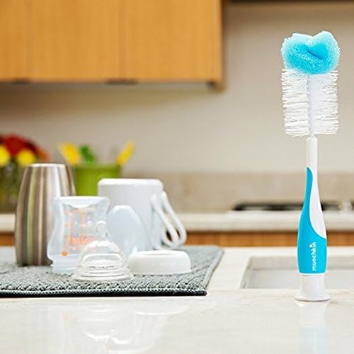 Munch Sponge Bottle Brush Size 1 Eac Munchkin Sponge Bottle Brush 1/Pack, Colors may vary