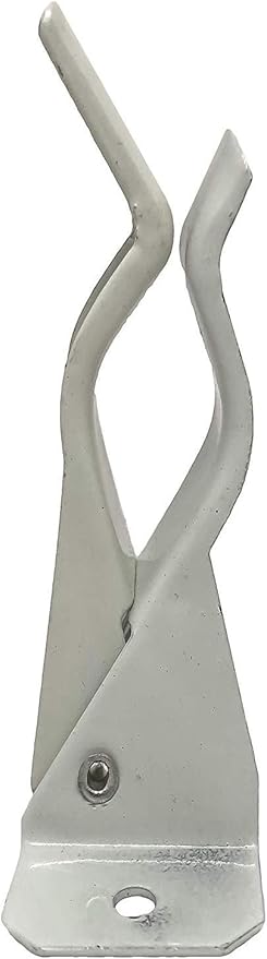 Black Duck Brand White Spring Grip Clamps, Mop and Broom Clamp Holder for Shovel, Rake, Broom, Mop, Etc. (20, Jumbo)
