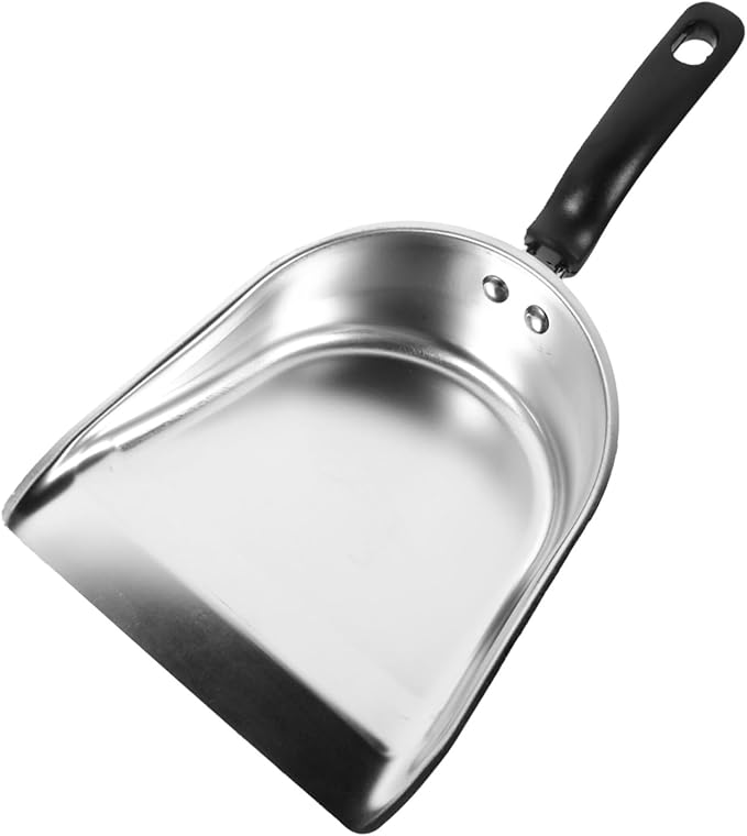 Stainless Steel Dustpan Metal Dust Pan Dustpan with Handle Metal Handheld Dustpan Metal Dustpan Small Dustpan Metal Handheld Dust Pan Small Dust Pan with Handle Thicken Small Metal