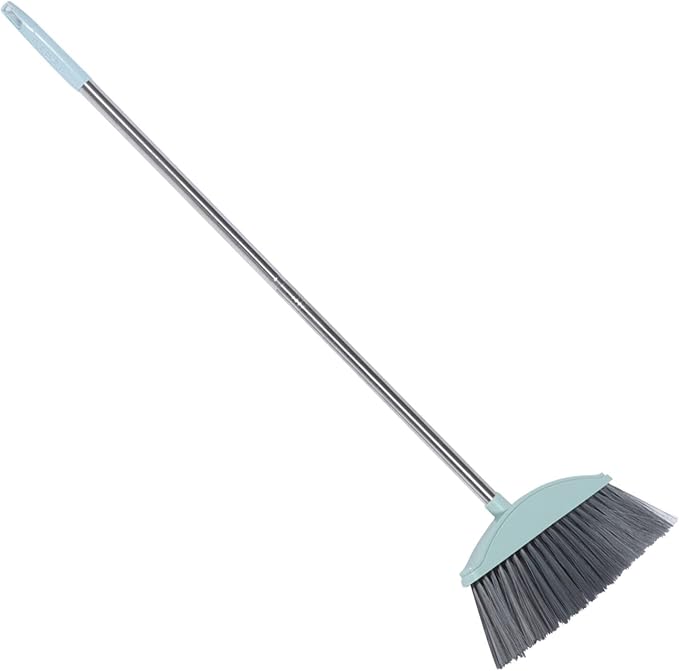 Healifty Floor Cleaning Broom Outdoor Indoor Handle Broom Angle Brooms Pet Hair Broom for Home Kitchen Garage Lobby Shop Office Courtyard Floor Cleaning