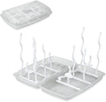 PandaEar Travel Bottle Drying Rack Space Saving| Portable Baby Bottle Dry Rack| Upright Vertical Collapsible Water Bottle Drying Rack| Dryer Rack for Baby Bottles Accessories