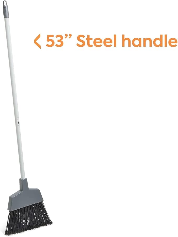Professional 12" Angled Broom, Gray