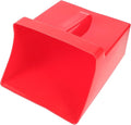 VOSAREA Handheld Dustpan and Garbage Shovel, Thickened Red Plastic Reusable Table Cleaning Dust Pan with Handle for Home and Office Use