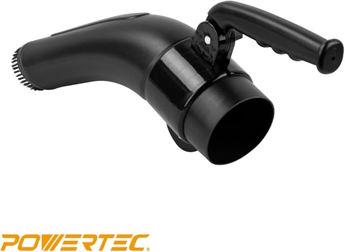 POWERTEC 70283 4-Inch Dust Collection Bench Nozzle w/Quick Change Handle