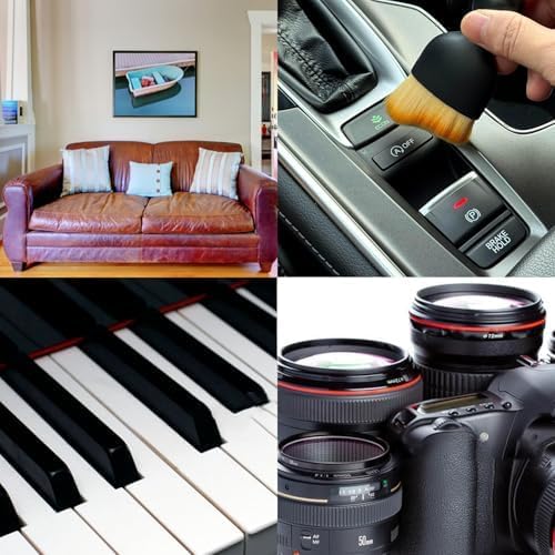 Car Air Vent Cleaning Brush for Hyundai Elantra 2017-2025 Soft Bristle Interior Duster Tool Auto Dashboard Detail Accessories Dust Removal