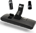 Universal Vacuum Floor Brush Kit with 2 Adapters – Fits 1.25”, 1.375” & 1.5” Connections – Compatible with Shark, Miele, Shop Vac, Bissell, Kenmore, Eureka, Dirt Devil & More