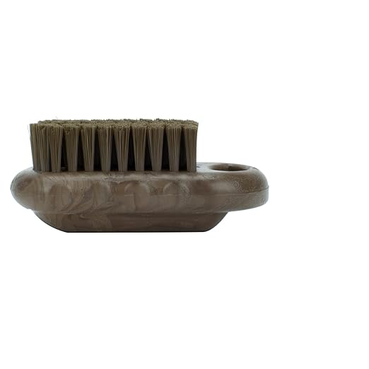 SPARTA Nail Scrub Brush Commercial-Grade, Heavy-Duty Hand and Fingernail Brush with Stiff Bristles for Gardeners, Mechanics, And Foodservice Personnel, Plastic, 5 Inches, Brown, (Pack of 12)