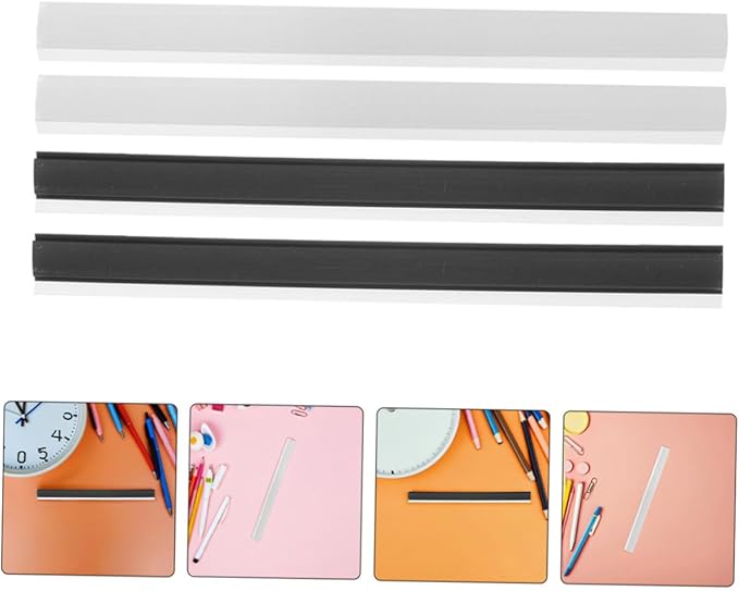 8pcs Sturdy Rubber Dustpan Lips Replacement Strips Easy Install for Overflow Prevention Home Cleaning Accessories