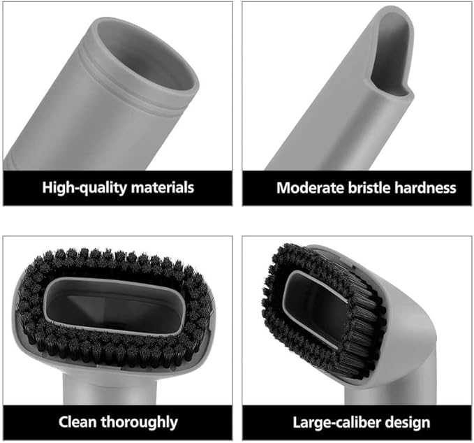 Crevice Tool and Dust Brush, Vacuum Accessories Attachments Compatible with Shark Navigator Lift-Away Vacuum Cleaner Models NV350, NV352, NV355, NV356
