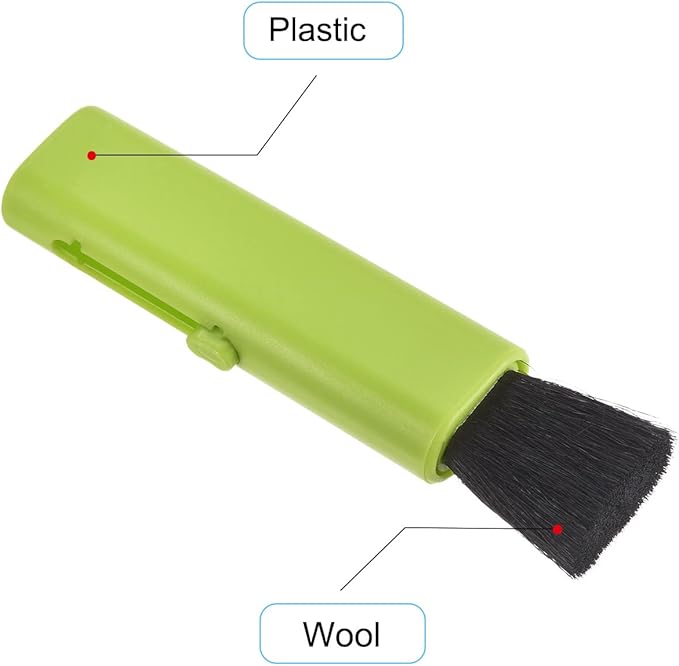 PATIKIL Keyboard Cleaning Brush, 2Pack Mini Telescopic Type Window Groove Cleaning Brush, for Laptop Computer Keyboard Window Green