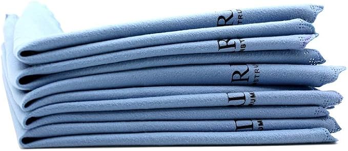 5pcs Microfiber Polishing Cleaning Cloth for Musical Instrument Guitar Piano Violin Sax Clarinet Flute Universal