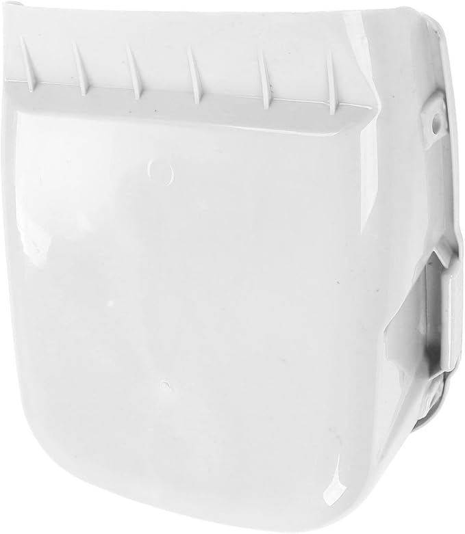 Plastic Dust Pan Heavy Duty Dustpan Large Capacity Dustpan Double Handle Wear Dust Pan for Drying (White)
