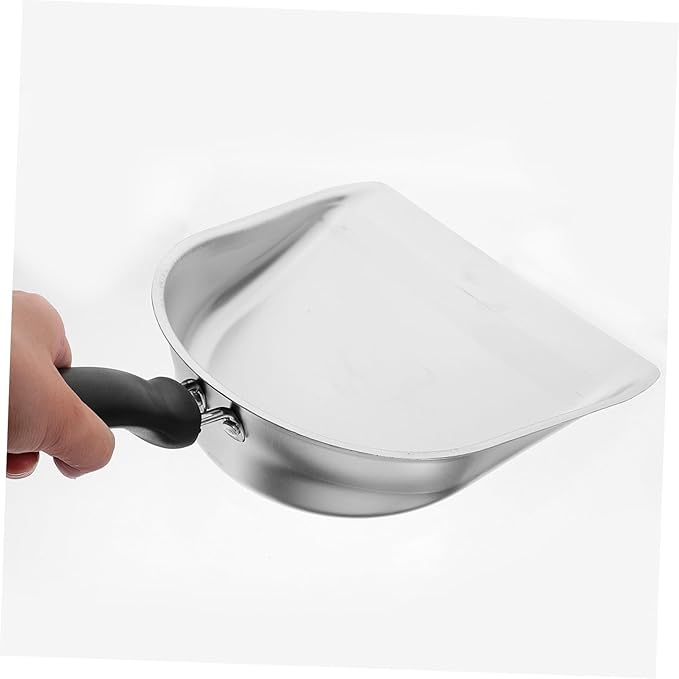 Stainless Steel Dustpan Metal Dust Pan Dustpan with Handle Metal Handheld Dustpan Metal Dustpan Small Dustpan Metal Handheld Dust Pan Small Dust Pan with Handle Thicken Small Metal