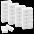 MANCHAP 100 Pack White Melamine Foam Sponge Cleaning Pads, Lightweight Non-Scratch Scrub Sponge Scrubber Foam Dish Sponges Eraser for Wall, Furniture, Kitchen, Car, 3.9 x 2.4 x 0.8 Inch