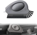 2 in 1 Groove Cleaning Brush, 2025 New Window Track Cleaning Tools, Multifunction Window Track Cleaner with Hard Bristle and Hidden Scraper, Crevice Brush for Sliding Door Track, Window Seal, Sill (1)
