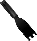 Universal Grill Scraper for George Foreman Indoor Grills and Other Indoor Grills with Grooves Heat Resistant Nylon Grill Spatula Cleaner Tool for Easy Cleaning Comfortable Grip (1)