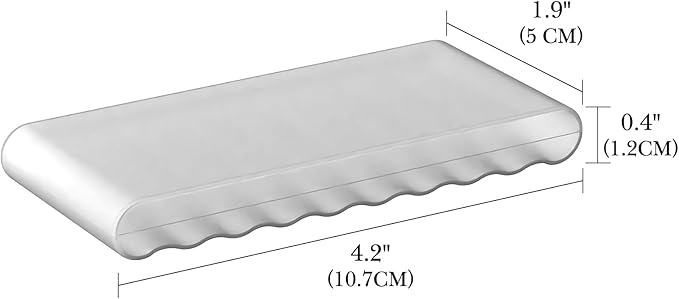 Linkidea 4 Pack Waterproof AAA Battery Organizer Cases, Compact Portable Storage Box Holds 10 Batteries Each for Home, Travel (Clear)