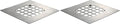 Danco 11045 Snap-in Shower Strainer & Drain Cover, Brushed Nickel (Pack of 2)