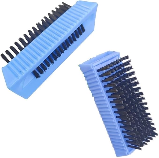 2PCS Nail Brush Surgical Scrub Brushes Two-Sided Stiff Hand and Nail Brush Non-Disposable Sterile Hand Scrubber with Nail Cleaner Hand and Nail Cleaning Brush Fingernail Brushes Nail Scrub Brushes
