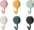 12 Pack Adhesive Hooks Cute Utility Hooks, Key Hooks for Wall Decorative, for Hanging Hat, Towel, Key, Towel Hook Wall Mount for Home, Kitchen, Bathroom, Office