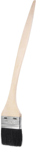 uxcell Bent Radiator Paint Brush 17" Length 2.5" Width Bristle with Long Wood Handle for Wall Treatment Black